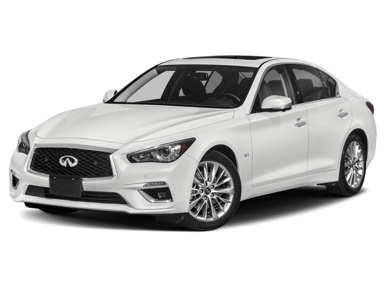 2021 INFINITI Q50 3.0t PURE - Front 3/4, facing to the left
