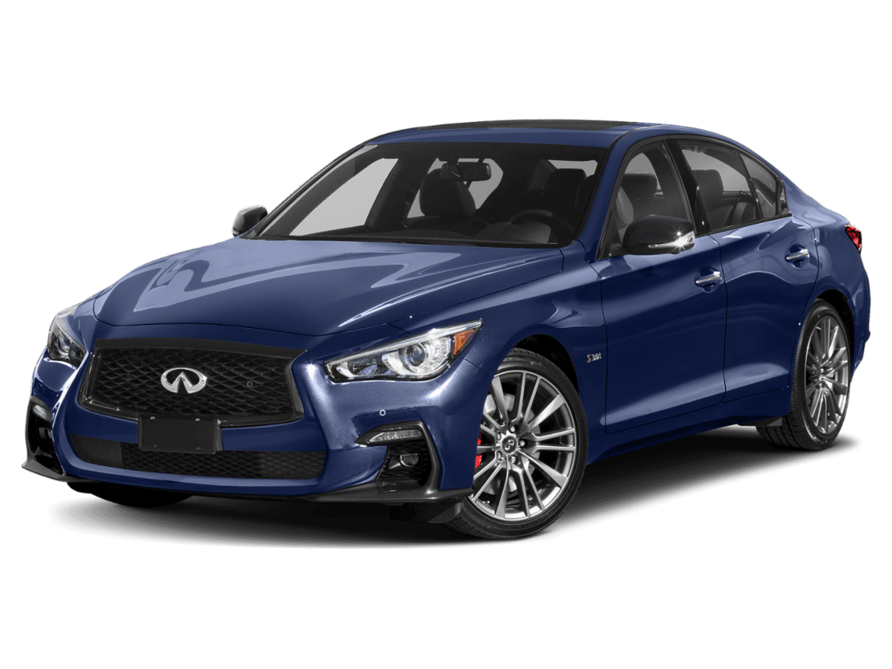 2021 INFINITI Q50 3.0t SIGNATURE EDITION - Front 3/4, facing to the left