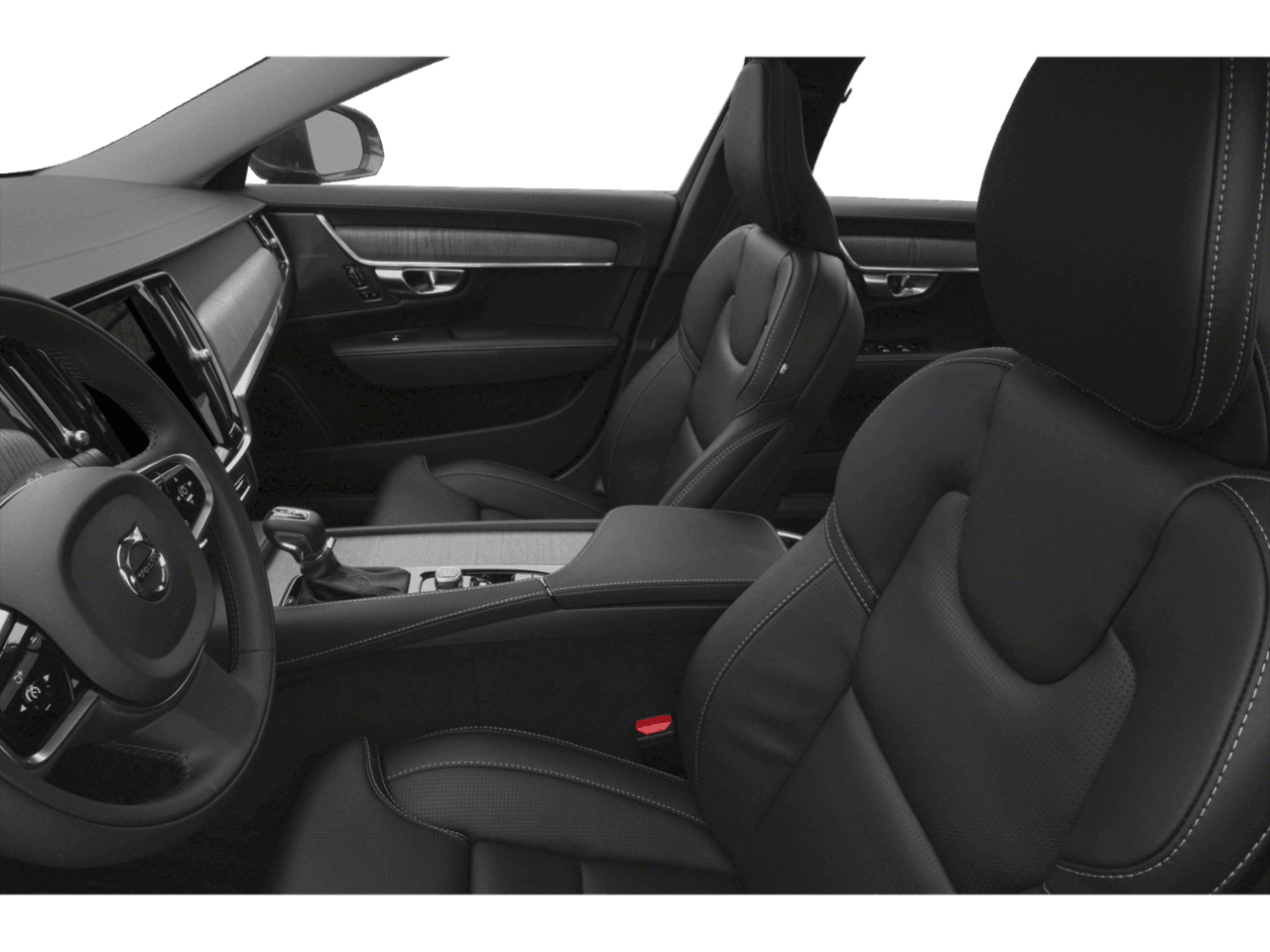 2021 Volvo S90 Momentum - Interior Driver's Side with Door Open, Front Seat Feature
