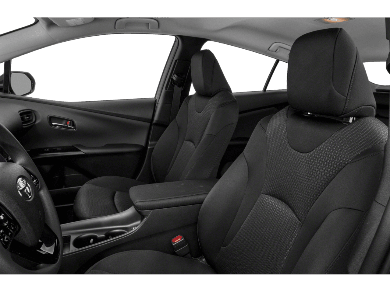 2021 Toyota Prius Limited - Interior Driver's Side with Door Open, Front Seat Feature