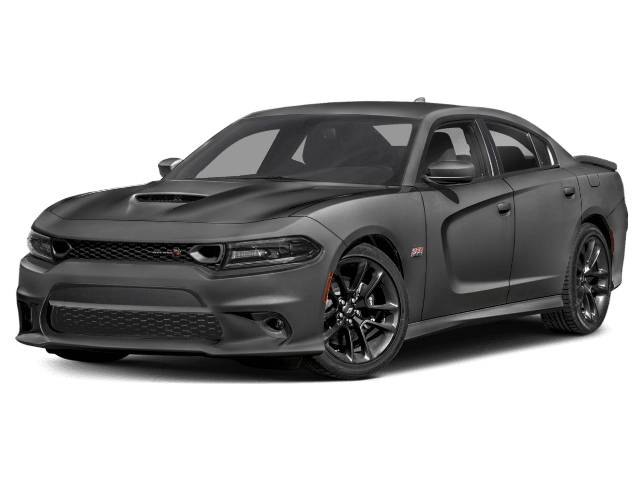 2021 Dodge Charger Scat Pack - Front 3/4, facing to the left