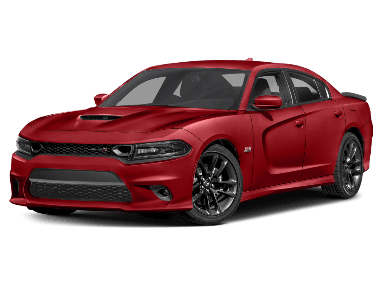 2021 Dodge Charger Scat Pack - Front 3/4, facing to the left