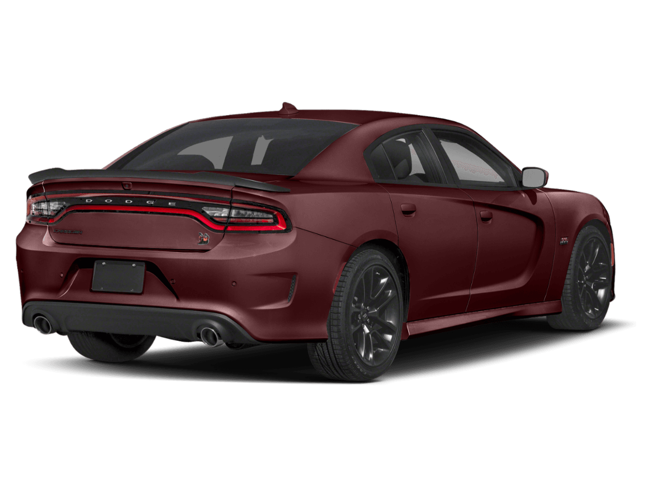 2021 Dodge Charger Scat Pack - Rear 3/4, facing to the right