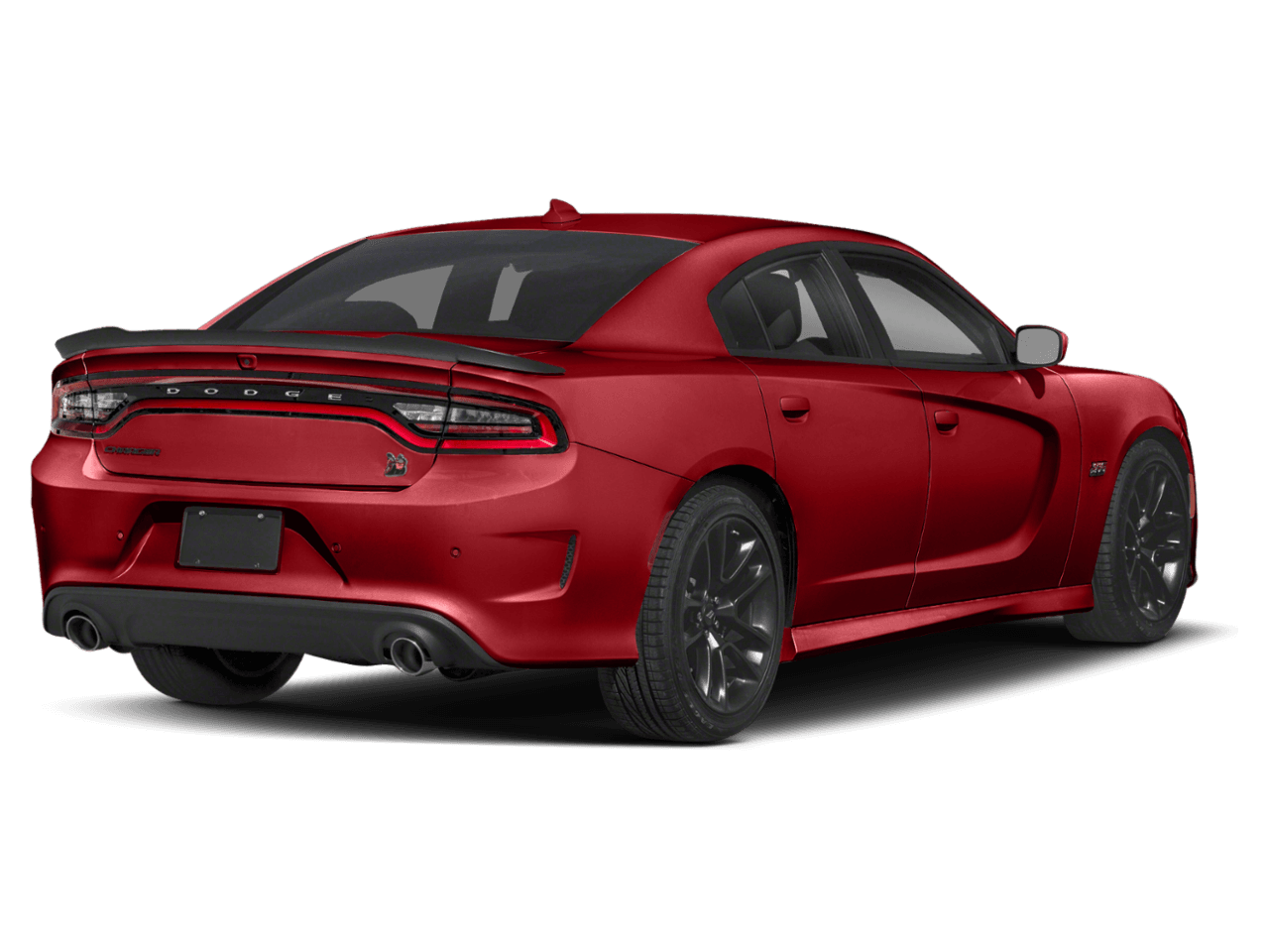 2021 Dodge Charger Scat Pack - Rear 3/4, facing to the right