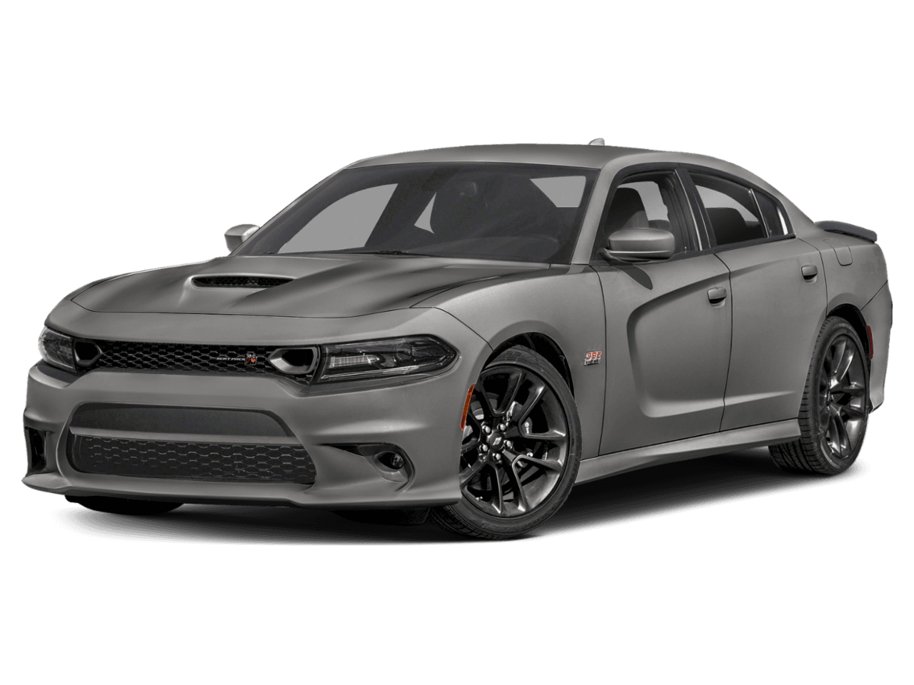 2021 Dodge Charger Scat Pack Widebody - Front 3/4, facing to the left