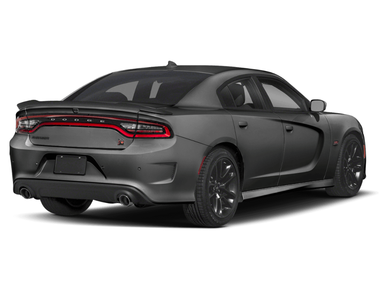 2021 Dodge Charger Scat Pack Widebody - Rear 3/4, facing to the right