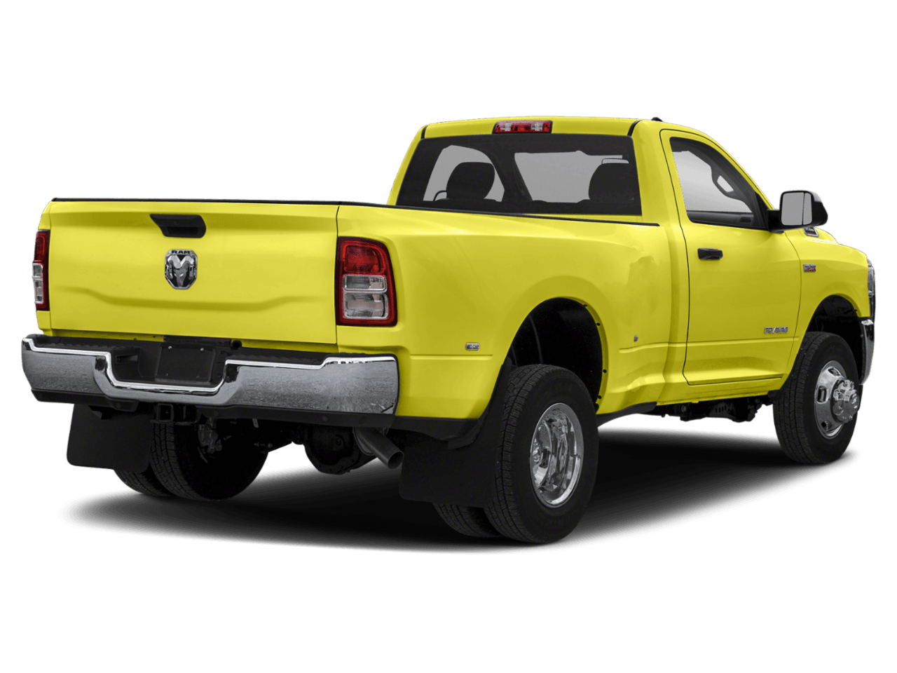 2021 Ram 3500 Big Horn - Rear 3/4, facing to the right