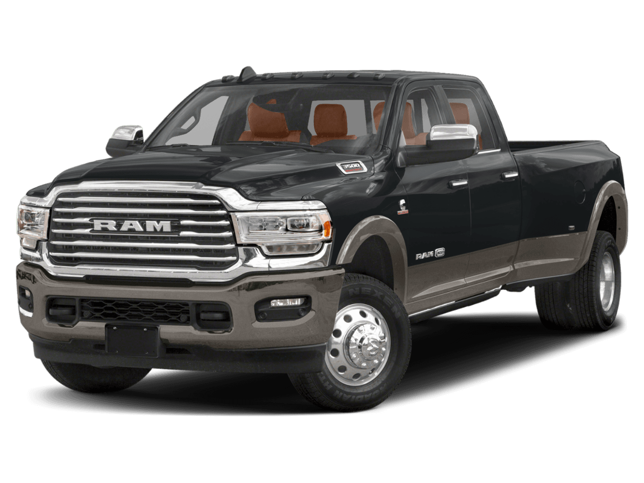 2021 Ram 3500 Longhorn - Front 3/4, facing to the left