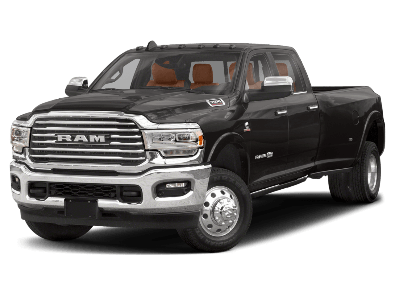 2021 Ram 3500 Longhorn - Front 3/4, facing to the left