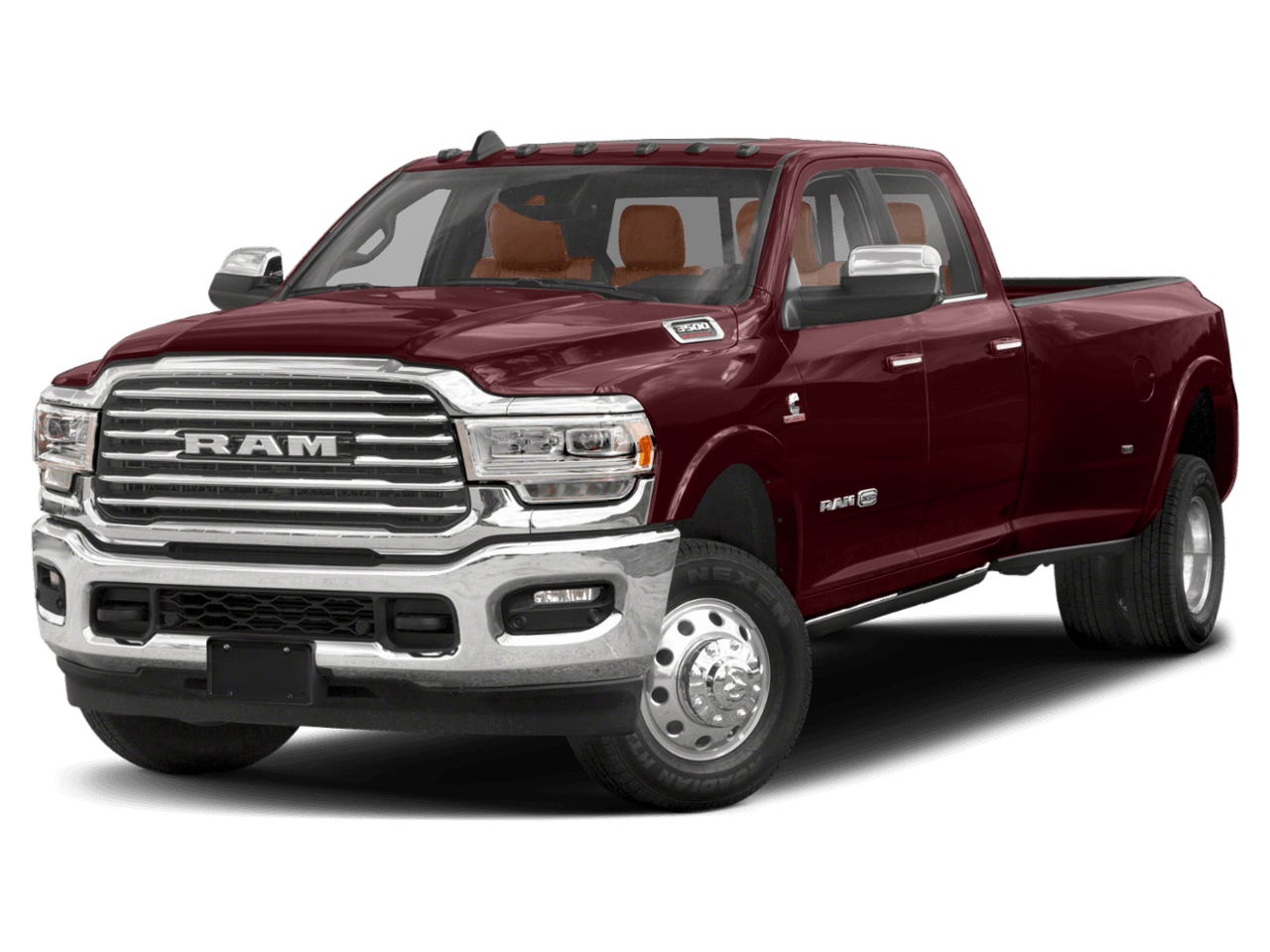 2021 Ram 3500 Longhorn - Front 3/4, facing to the left