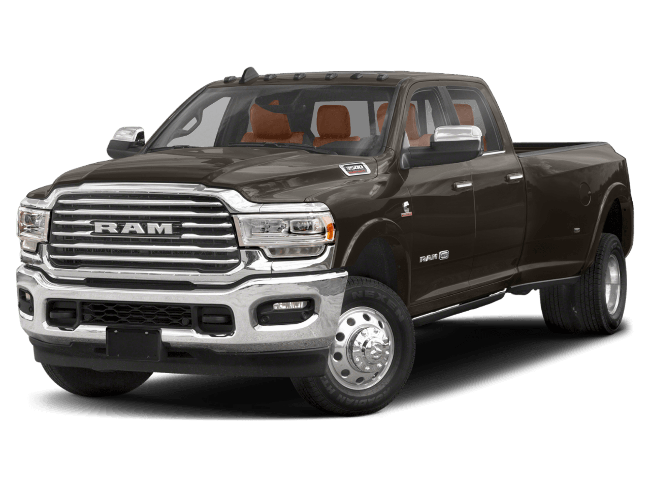 2021 Ram 3500 Longhorn - Front 3/4, facing to the left