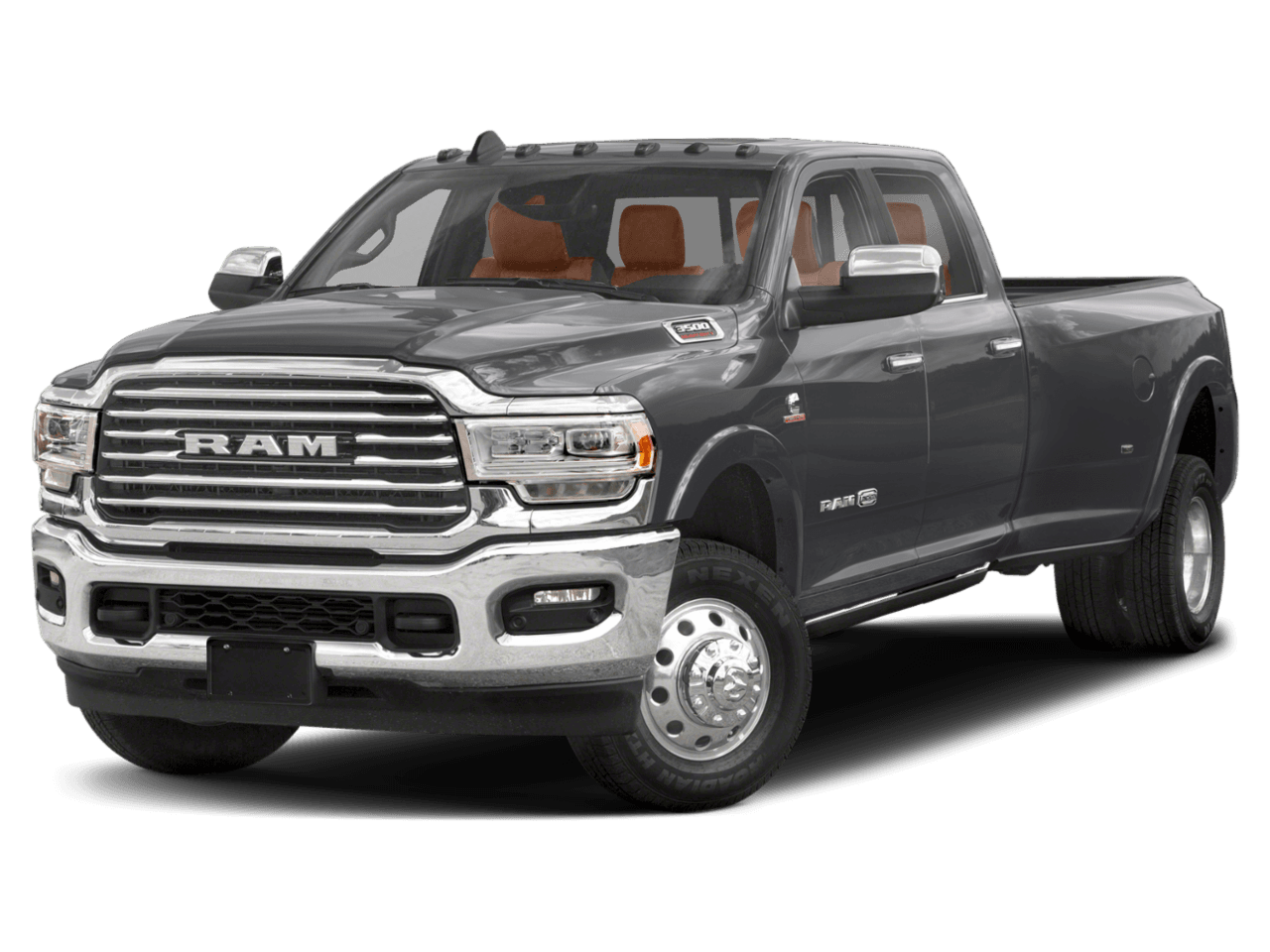 2021 Ram 3500 Longhorn - Front 3/4, facing to the left