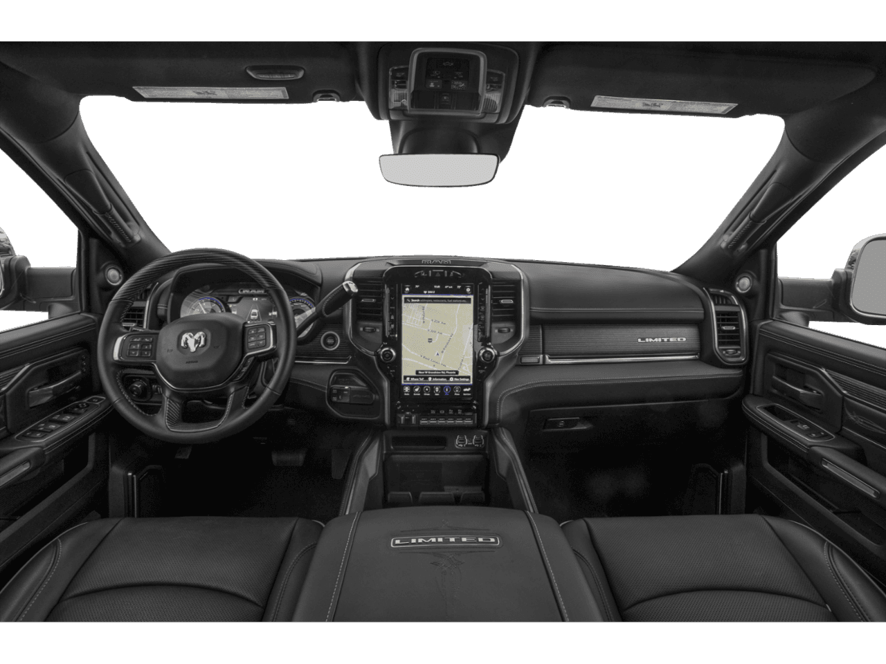 2021 Ram 3500 Limited - Interior Full Dash Basic