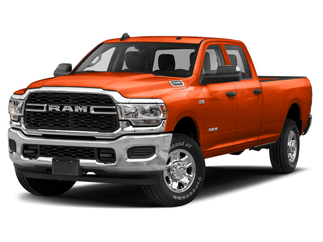 2021 Ram 3500 Tradesman - Front 3/4, facing to the left