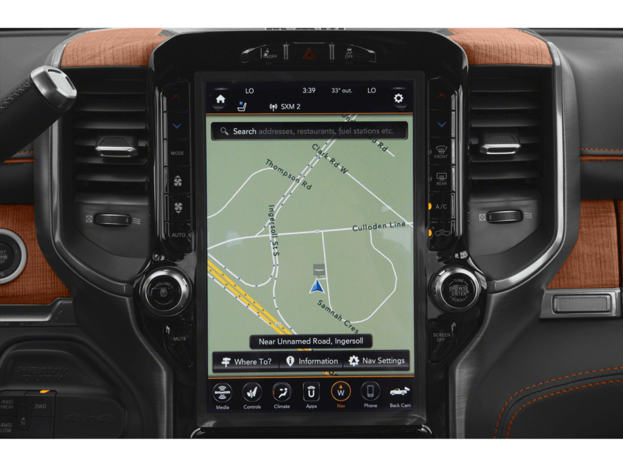 2021 Ram 3500 Longhorn - Interior Navigation System