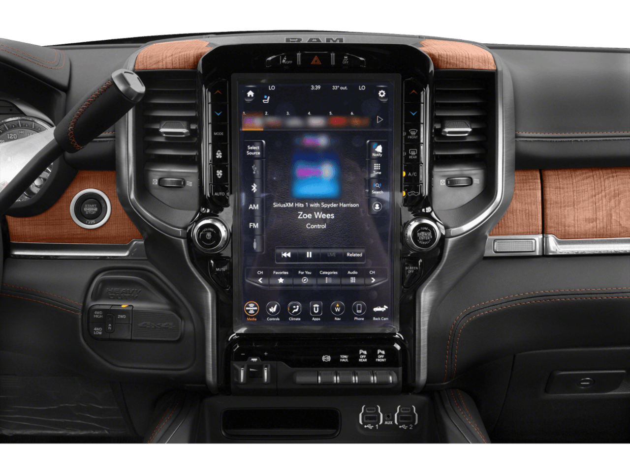 2021 Ram 3500 Longhorn - Interior Stereo System