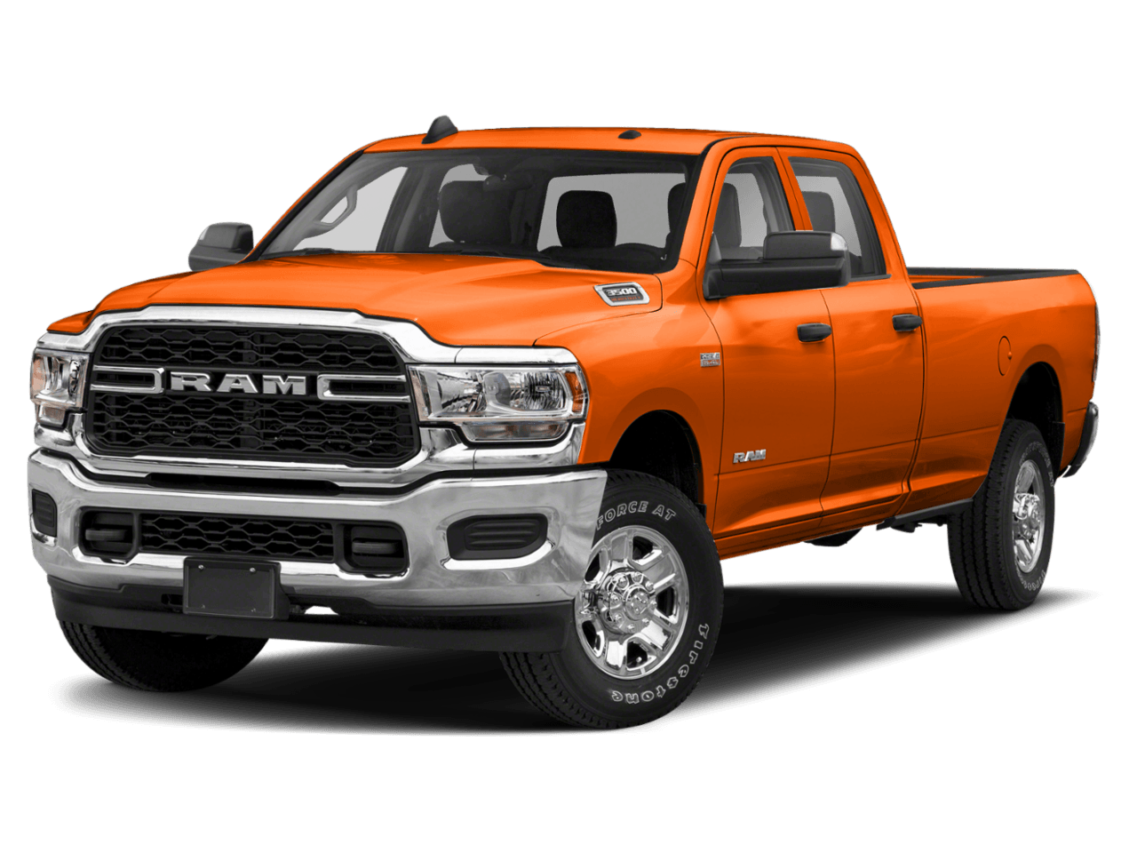 2021 Ram 3500 Lone Star - Front 3/4, facing to the left