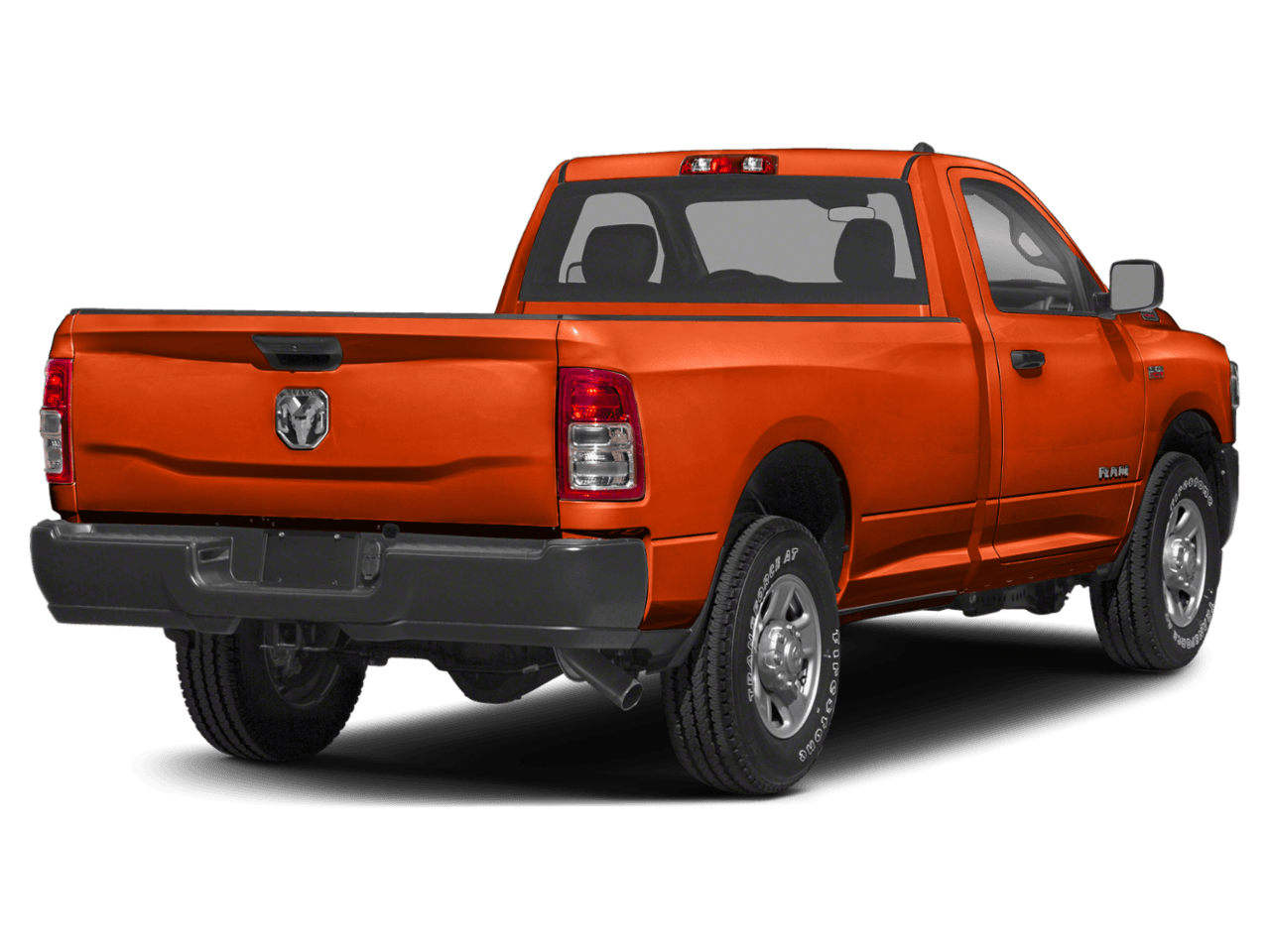 2021 Ram 2500 Tradesman - Rear 3/4, facing to the right