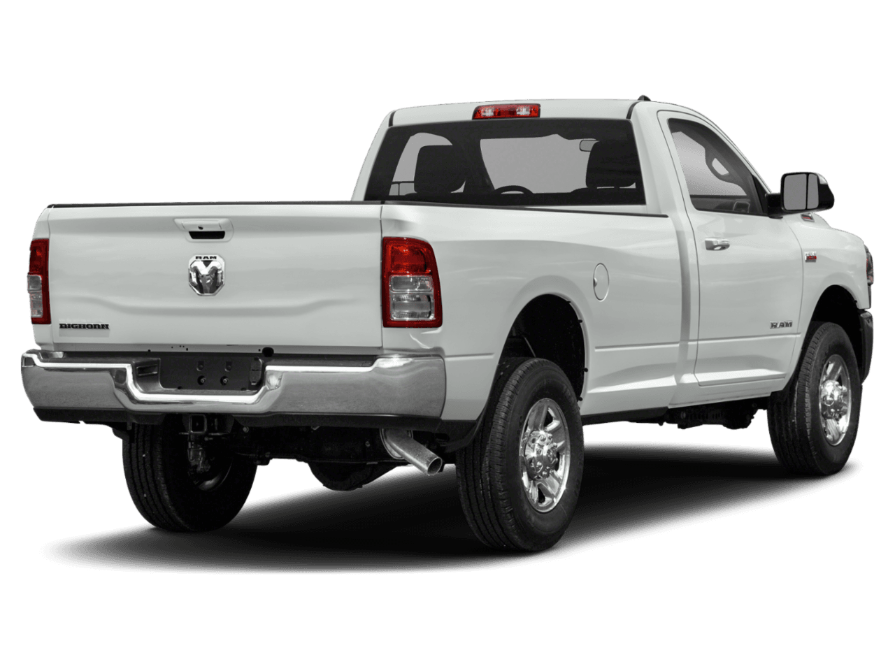 2021 Ram 2500 Big Horn - Rear 3/4, facing to the right