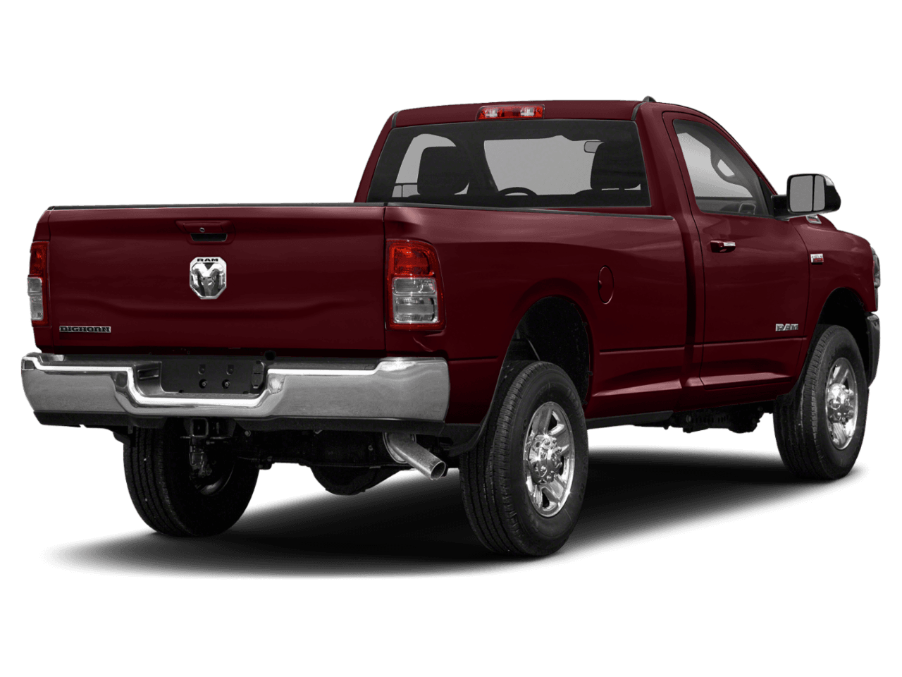 2021 Ram 2500 Big Horn - Rear 3/4, facing to the right