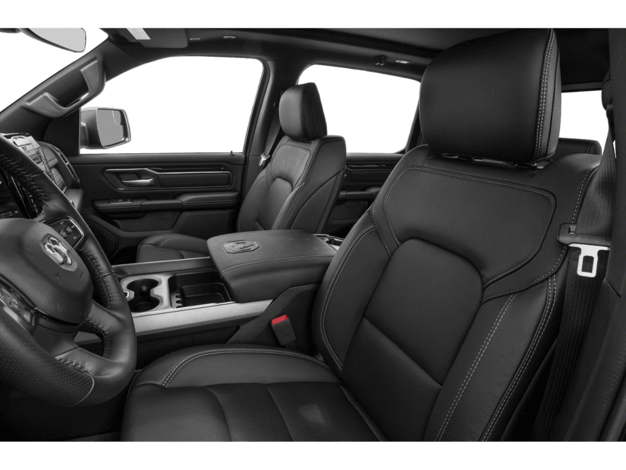 2021 Ram 1500 HFE - Interior Driver's Side with Door Open, Front Seat Feature