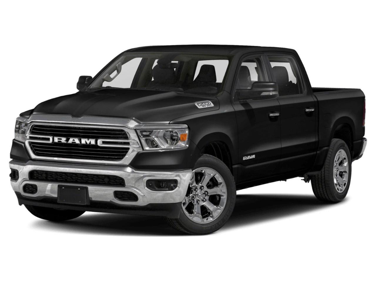 2021 Ram 1500 Big Horn - Front 3/4, facing to the left
