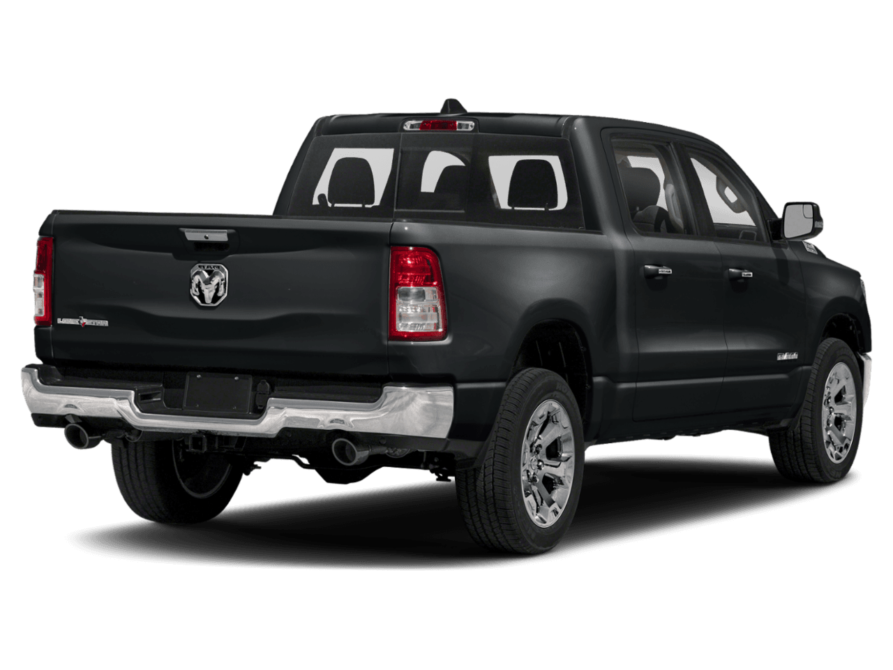 2021 Ram 1500 Big Horn - Rear 3/4, facing to the right