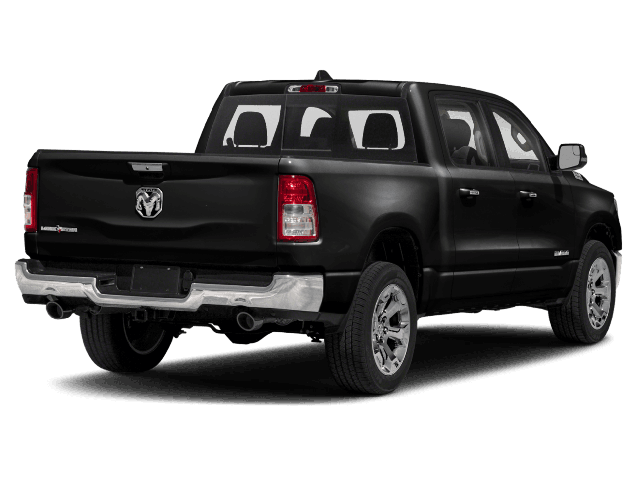 2021 Ram 1500 Lone Star - Rear 3/4, facing to the right