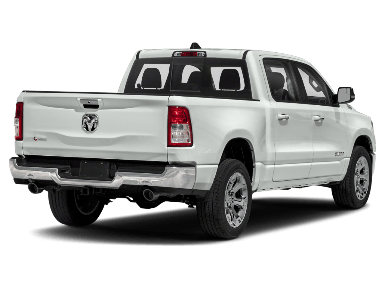 2021 Ram 1500 Lone Star - Rear 3/4, facing to the right