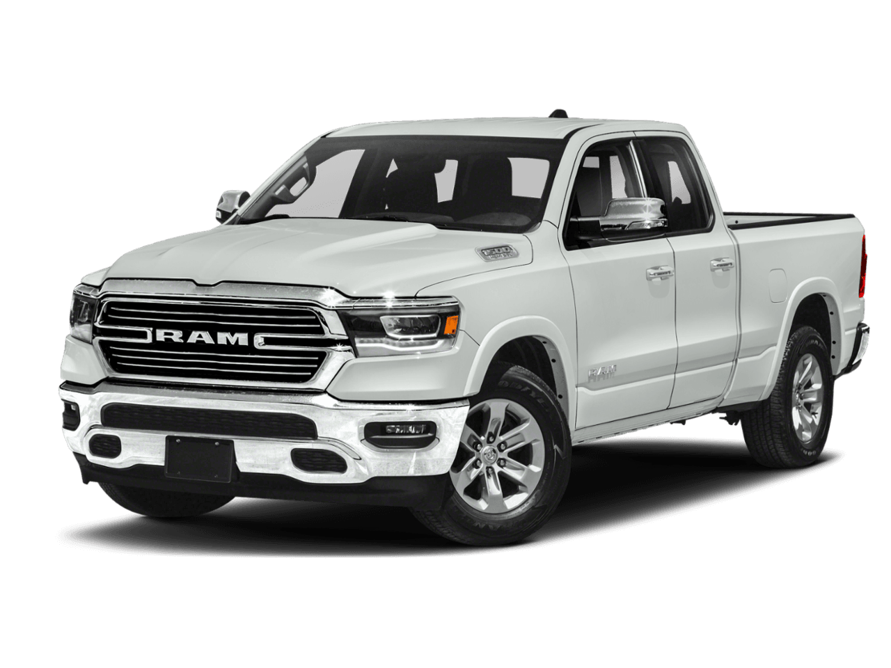 2021 Ram 1500 Laramie - Front 3/4, facing to the left