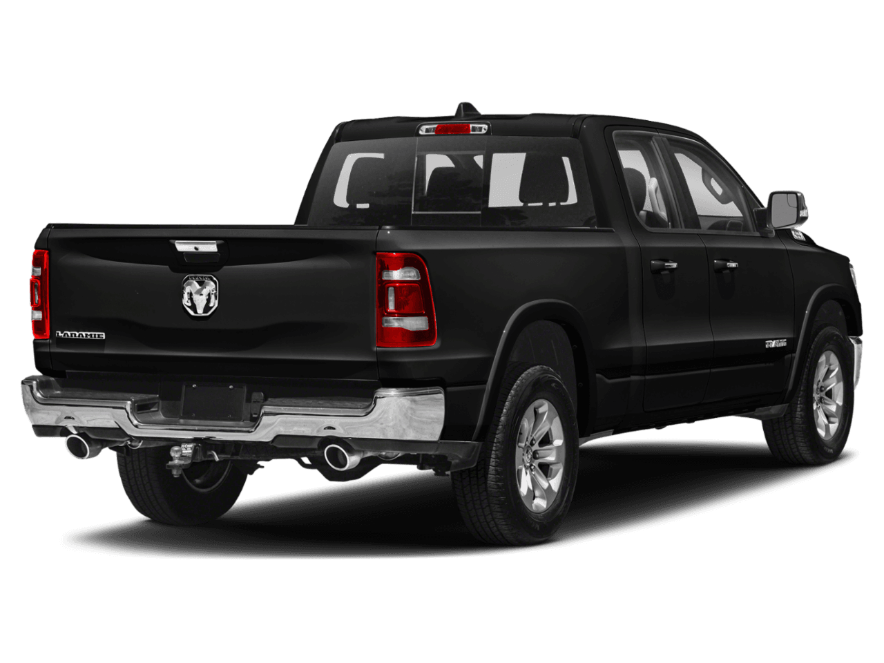 2021 Ram 1500 Laramie - Rear 3/4, facing to the right