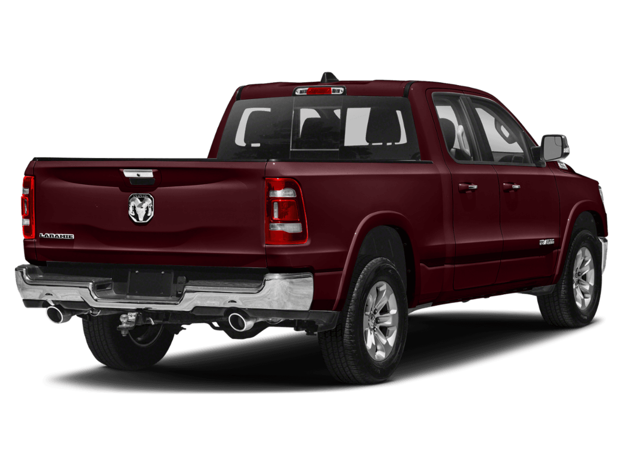 2021 Ram 1500 Laramie - Rear 3/4, facing to the right
