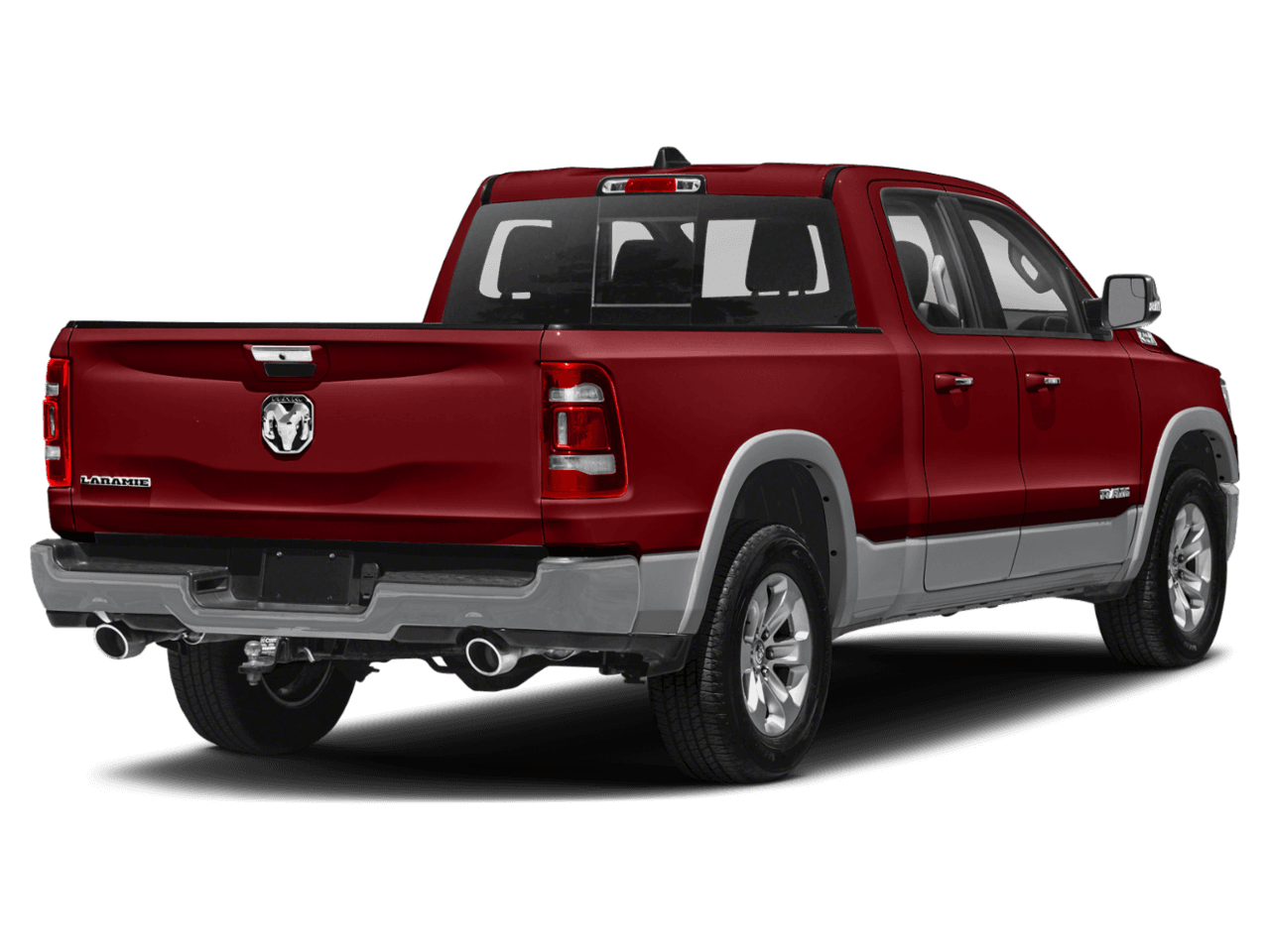 2021 Ram 1500 Laramie - Rear 3/4, facing to the right