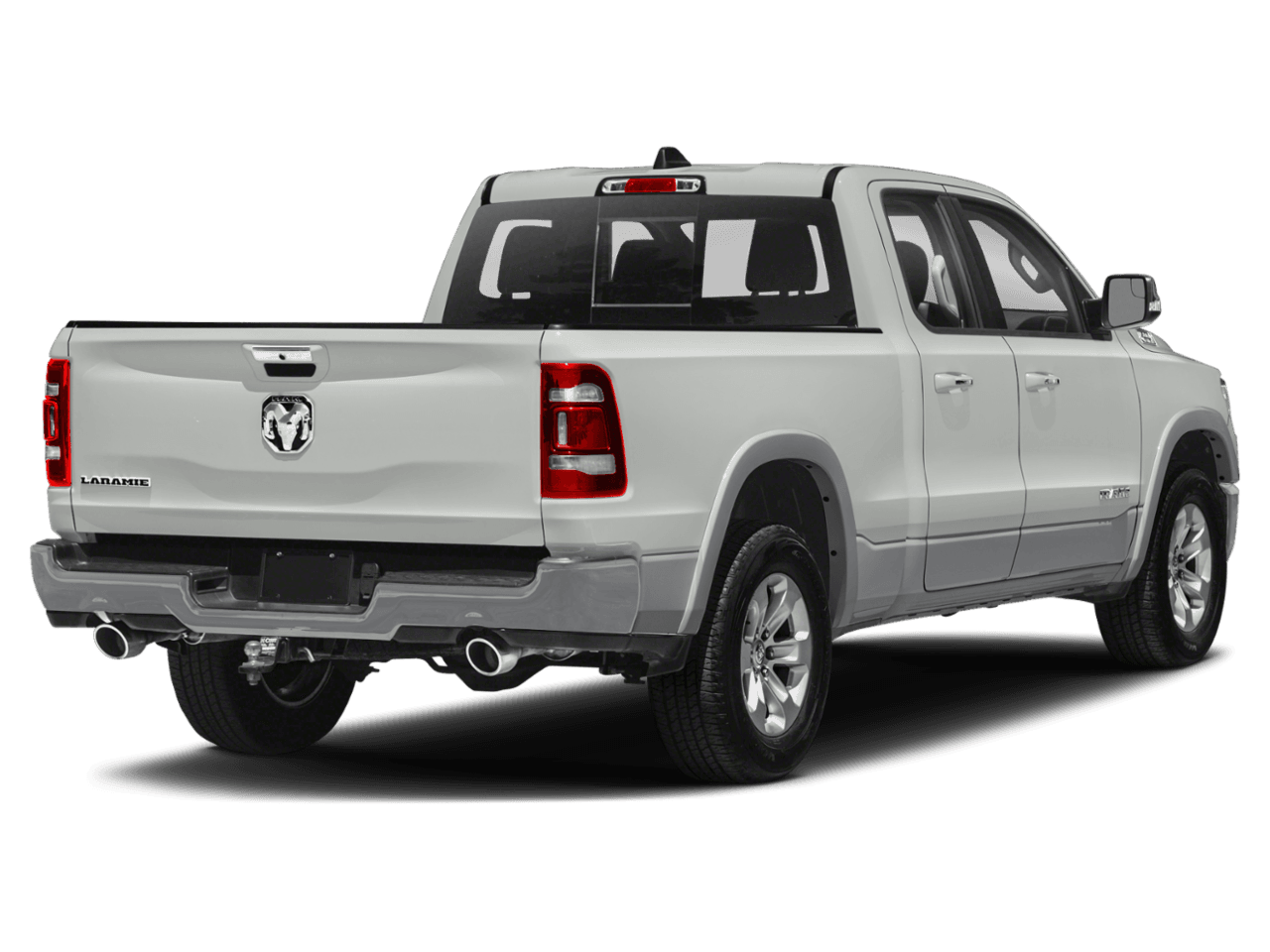 2021 Ram 1500 Laramie - Rear 3/4, facing to the right