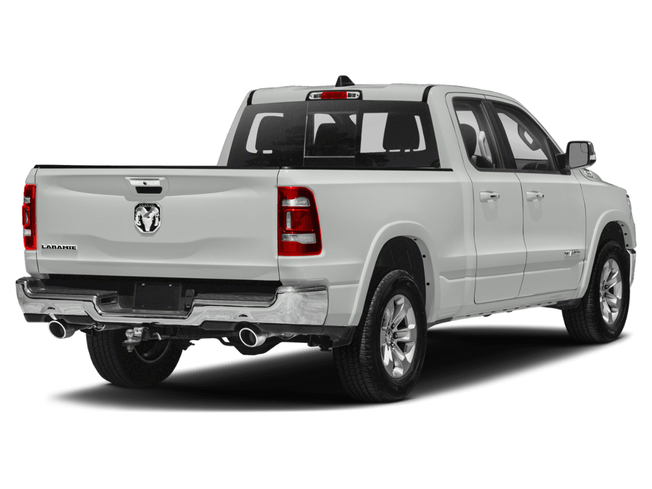 2021 Ram 1500 Laramie - Rear 3/4, facing to the right