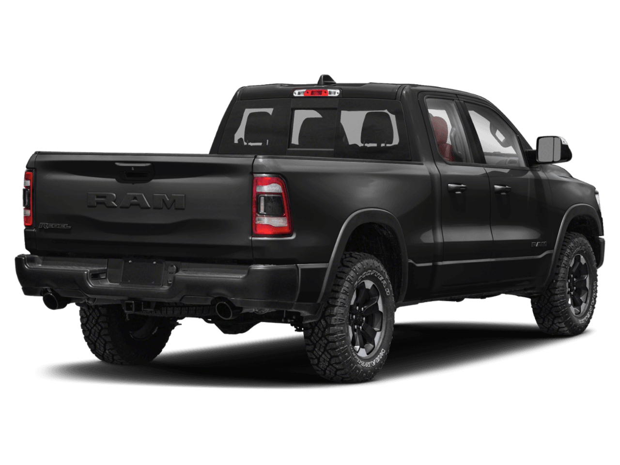 2021 Ram 1500 Rebel - Rear 3/4, facing to the right