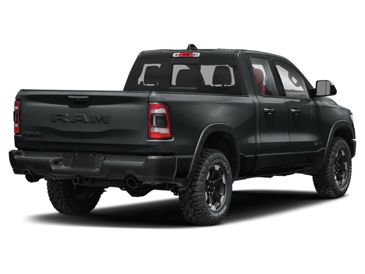 2021 Ram 1500 Rebel - Rear 3/4, facing to the right