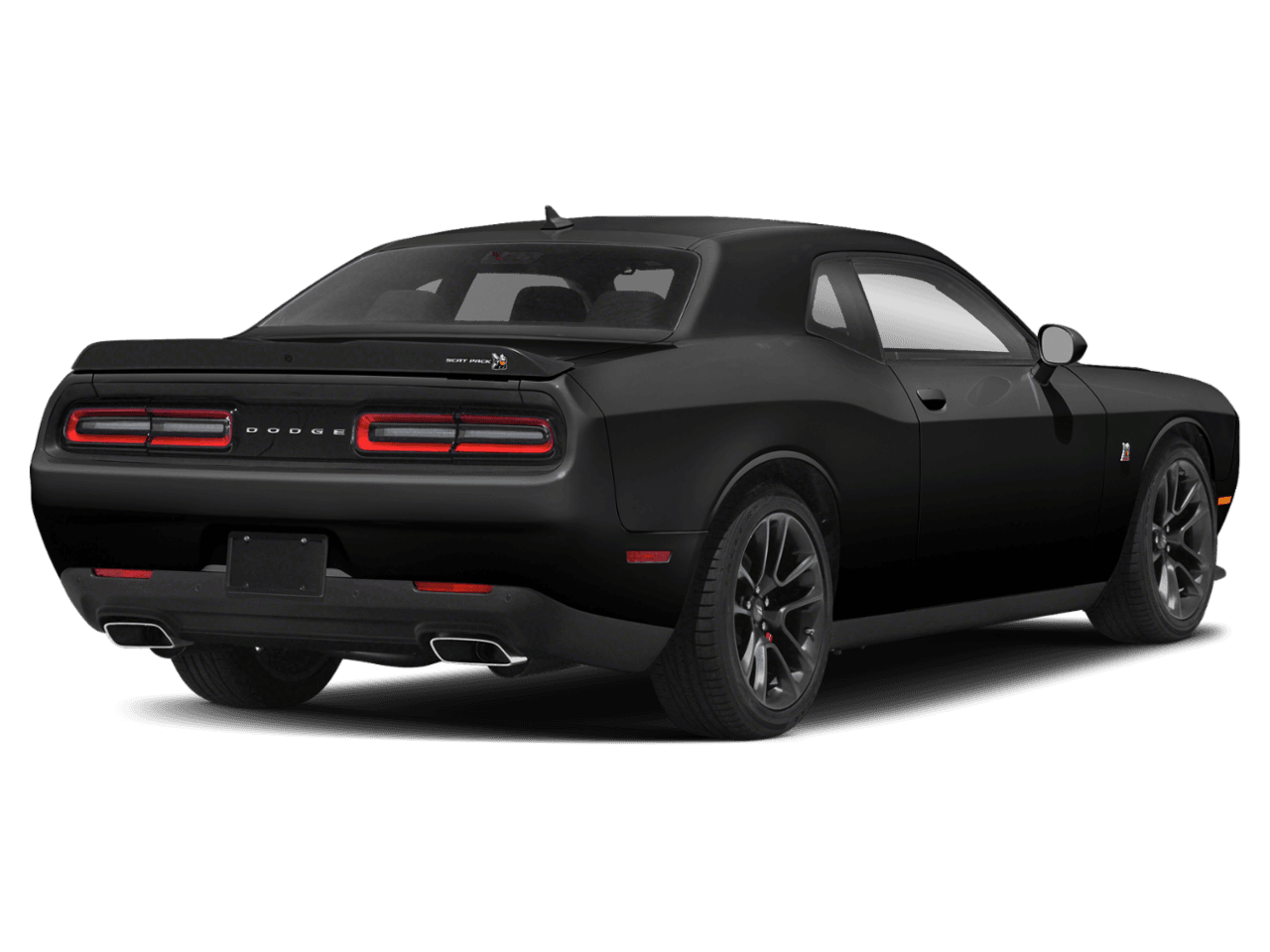 2021 Dodge Challenger R/T Scat Pack - Rear 3/4, facing to the right