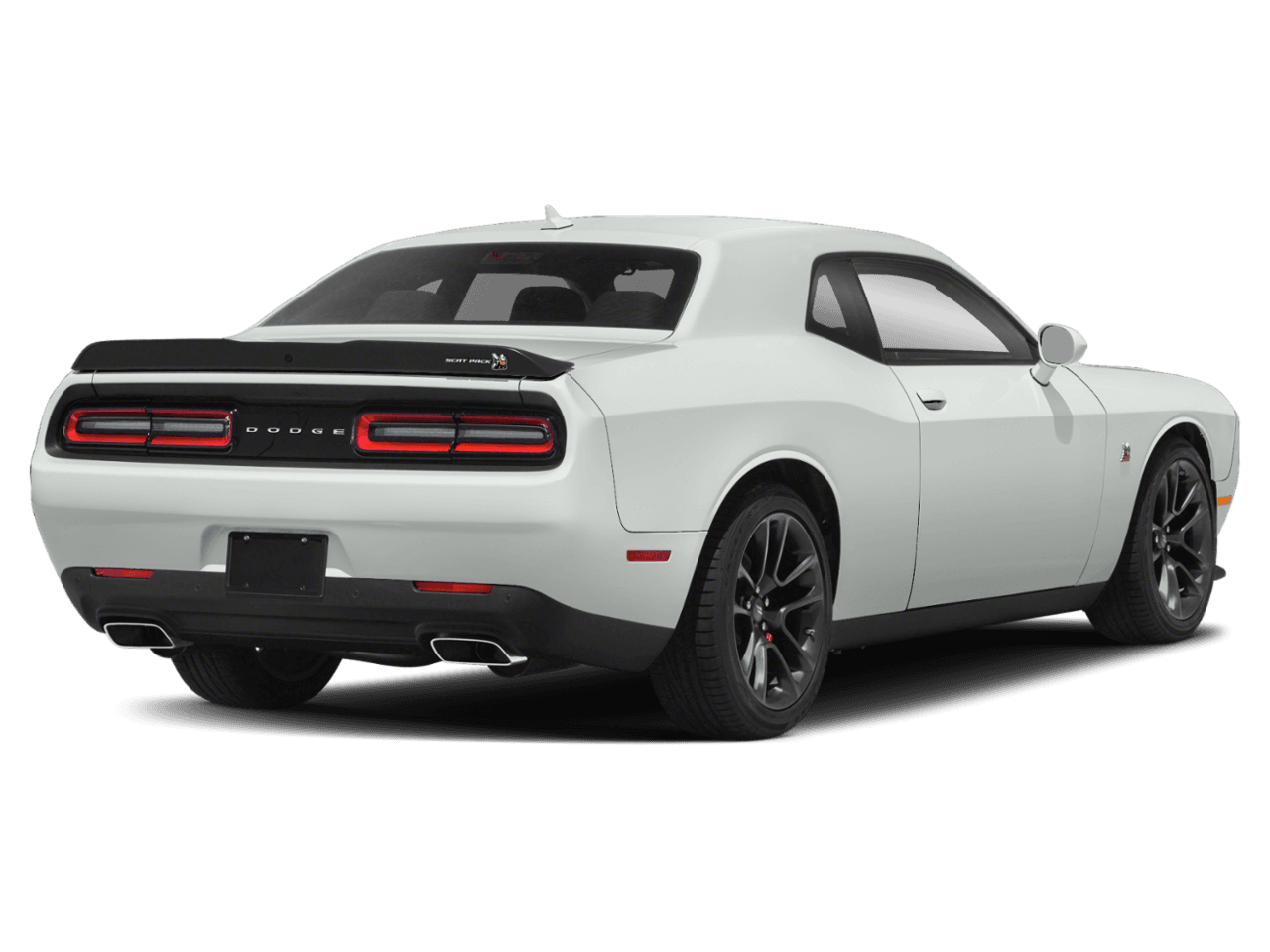 2021 Dodge Challenger R/T Scat Pack - Rear 3/4, facing to the right