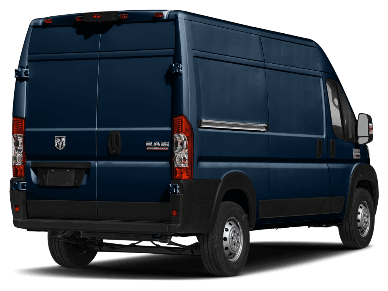 2021 Ram ProMaster Cargo Van  - Rear 3/4, facing to the right