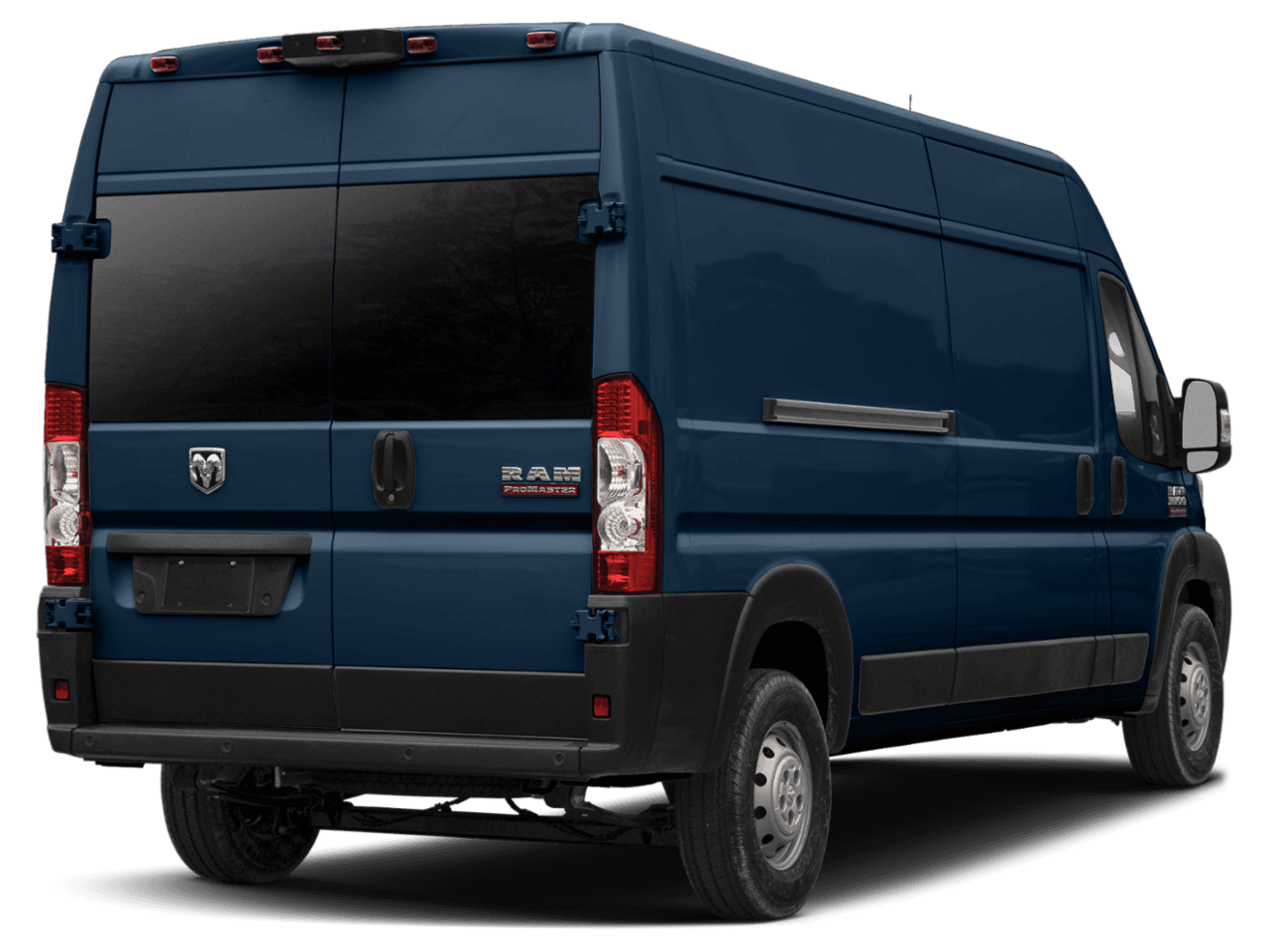 2021 Ram ProMaster Cargo Van  - Rear 3/4, facing to the right