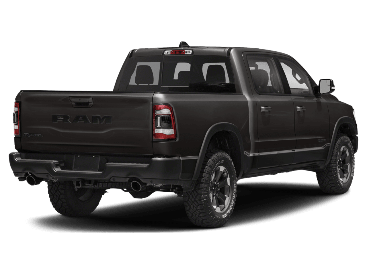 2021 Ram 1500 Rebel - Rear 3/4, facing to the right