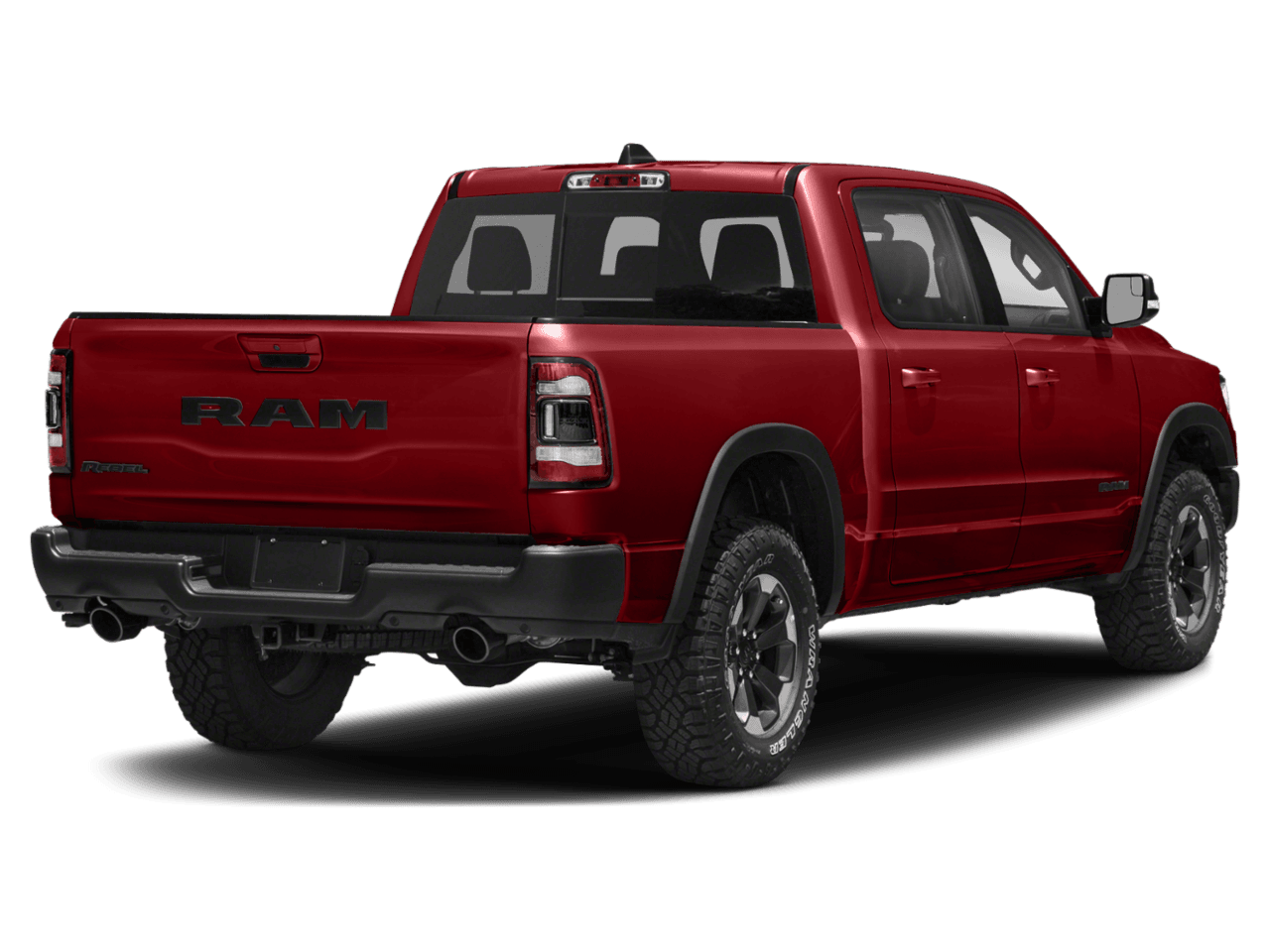 2021 Ram 1500 Rebel - Rear 3/4, facing to the right