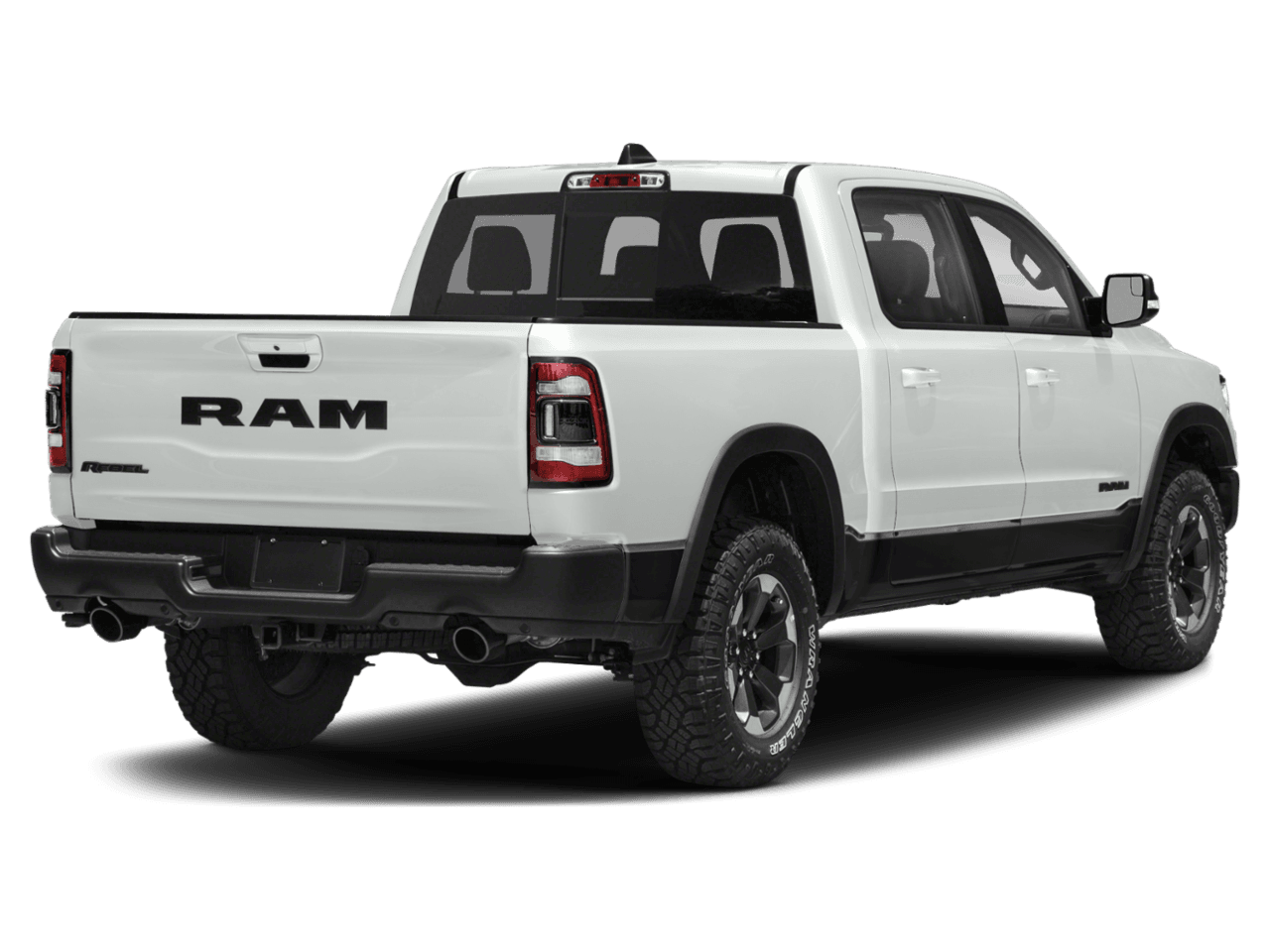 2021 Ram 1500 Rebel - Rear 3/4, facing to the right