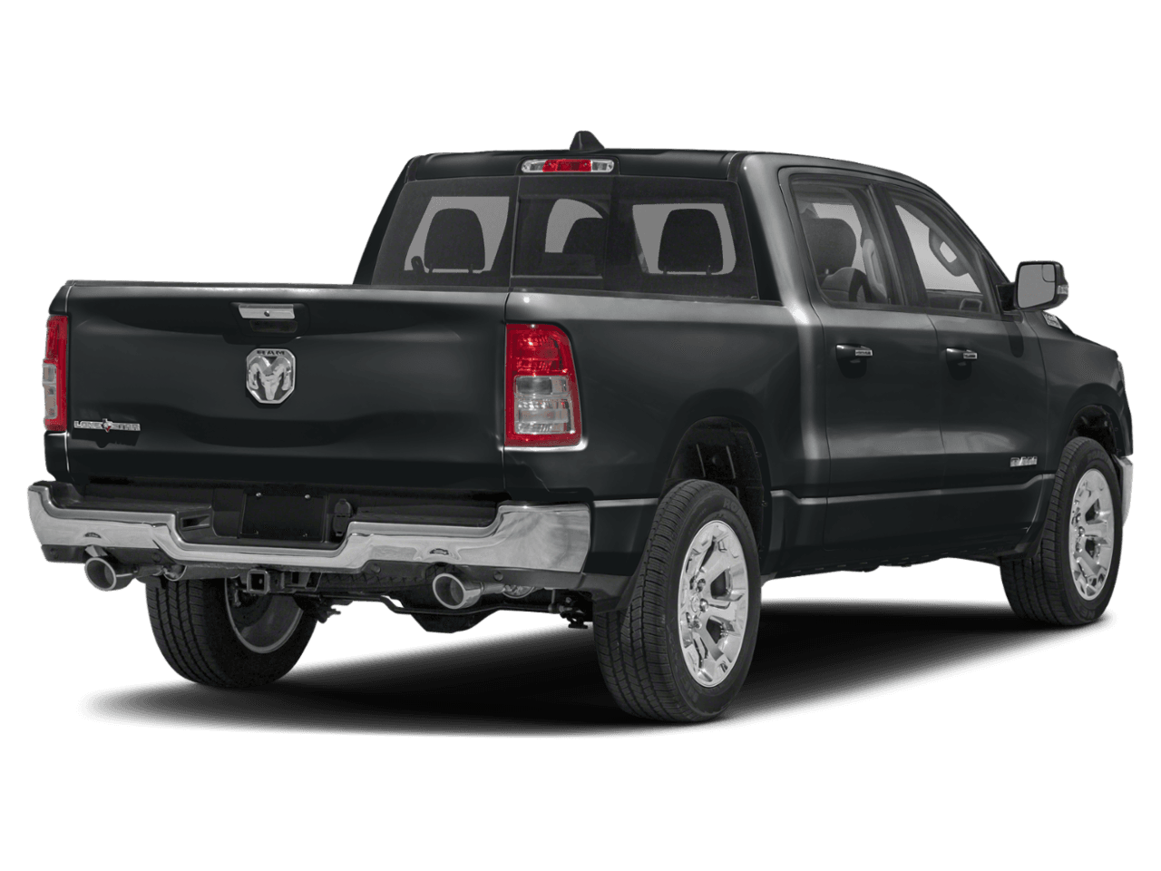 2021 Ram 1500 Big Horn - Rear 3/4, facing to the right