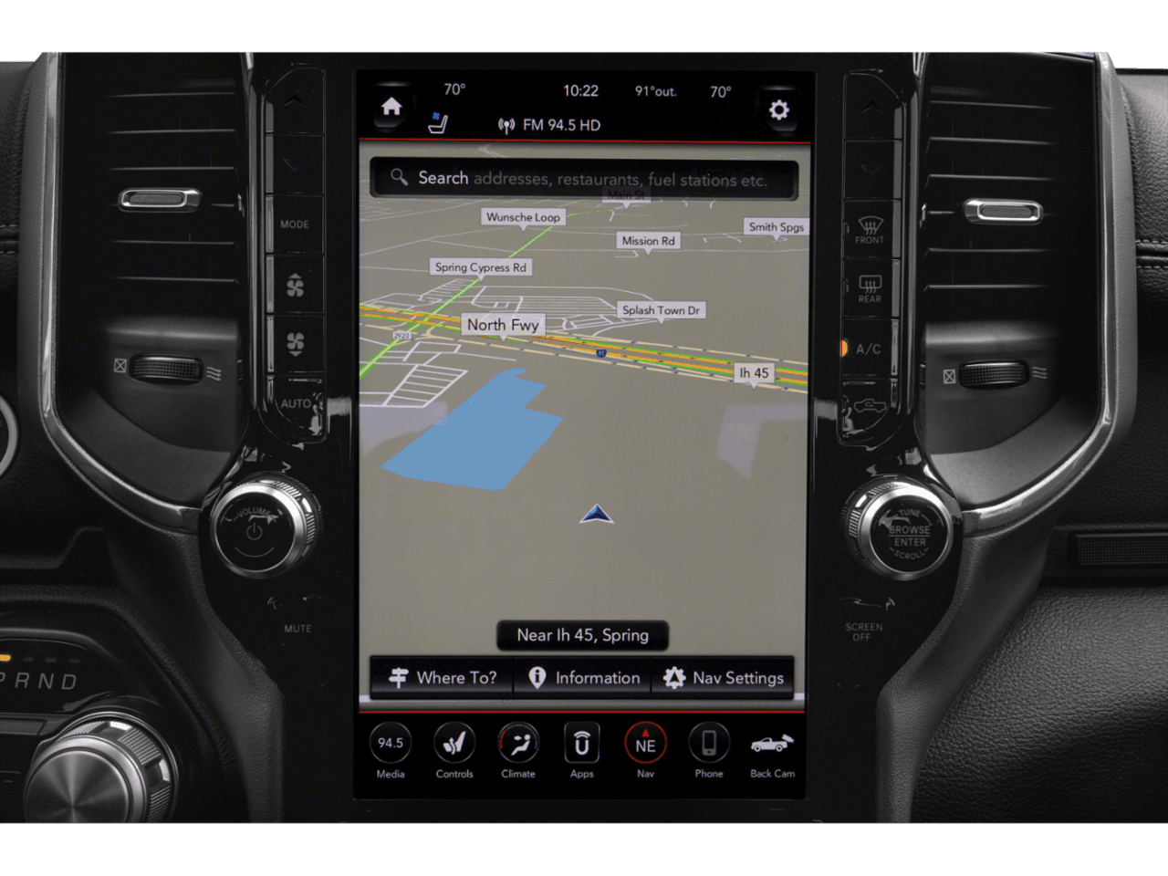 2021 Ram 1500 Laramie - Interior Navigation System