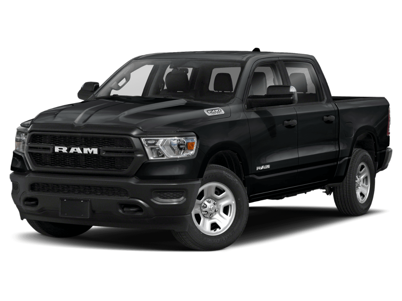 2021 Ram 1500 Tradesman - Front 3/4, facing to the left