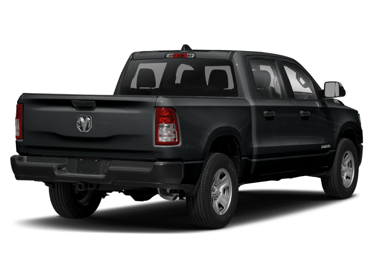 2021 Ram 1500 Tradesman - Rear 3/4, facing to the right
