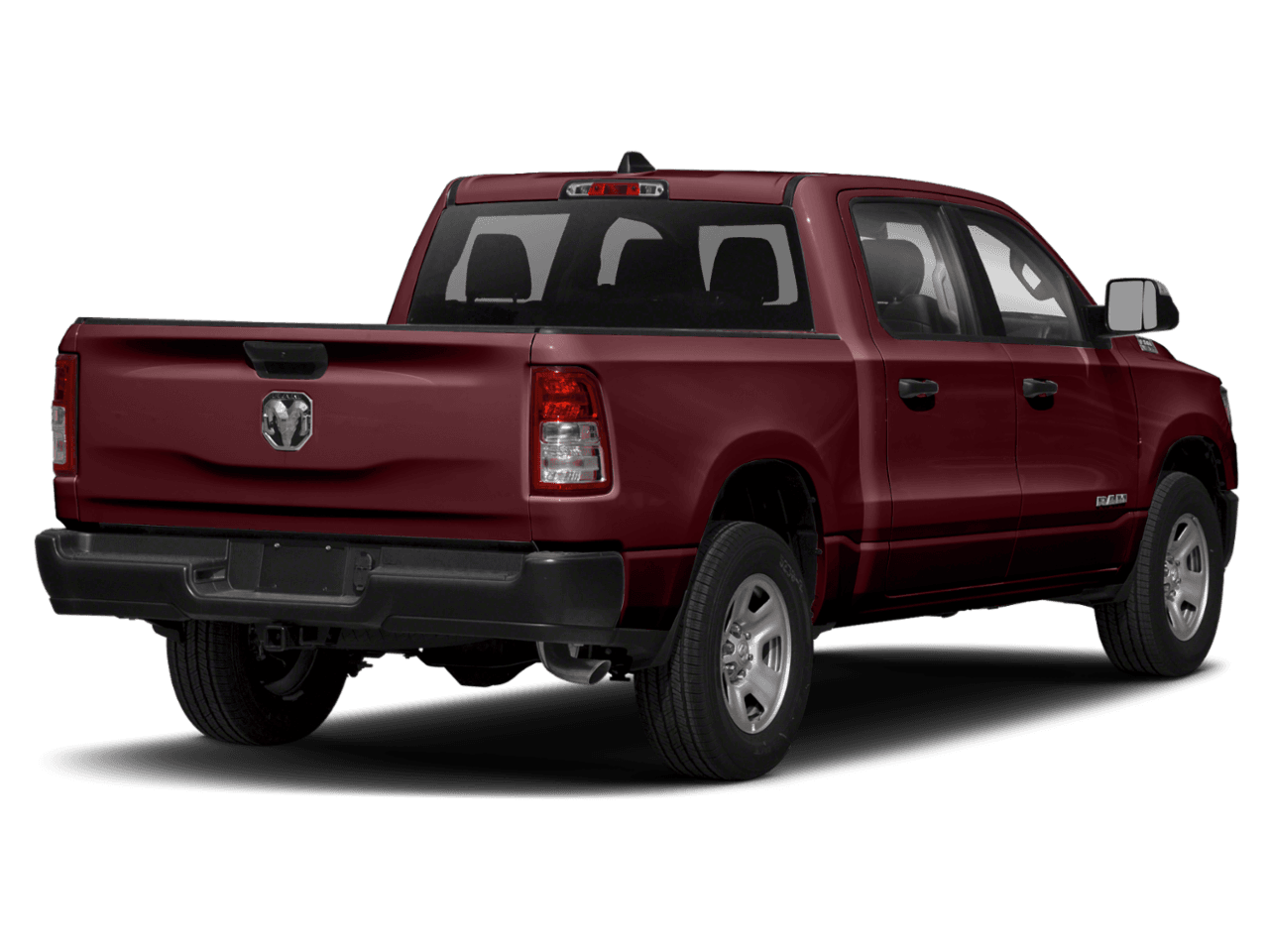 2021 Ram 1500 Tradesman - Rear 3/4, facing to the right
