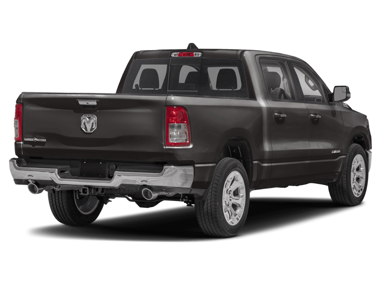 2021 Ram 1500 Big Horn - Rear 3/4, facing to the right
